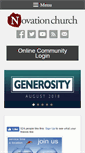 Mobile Screenshot of novationchurch.org